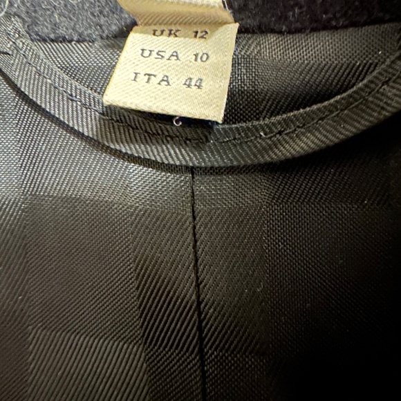 BURBERRY LONDON TAILORED WOOL CASHMERE COAT SIZE 10 - Picture 8 of 9